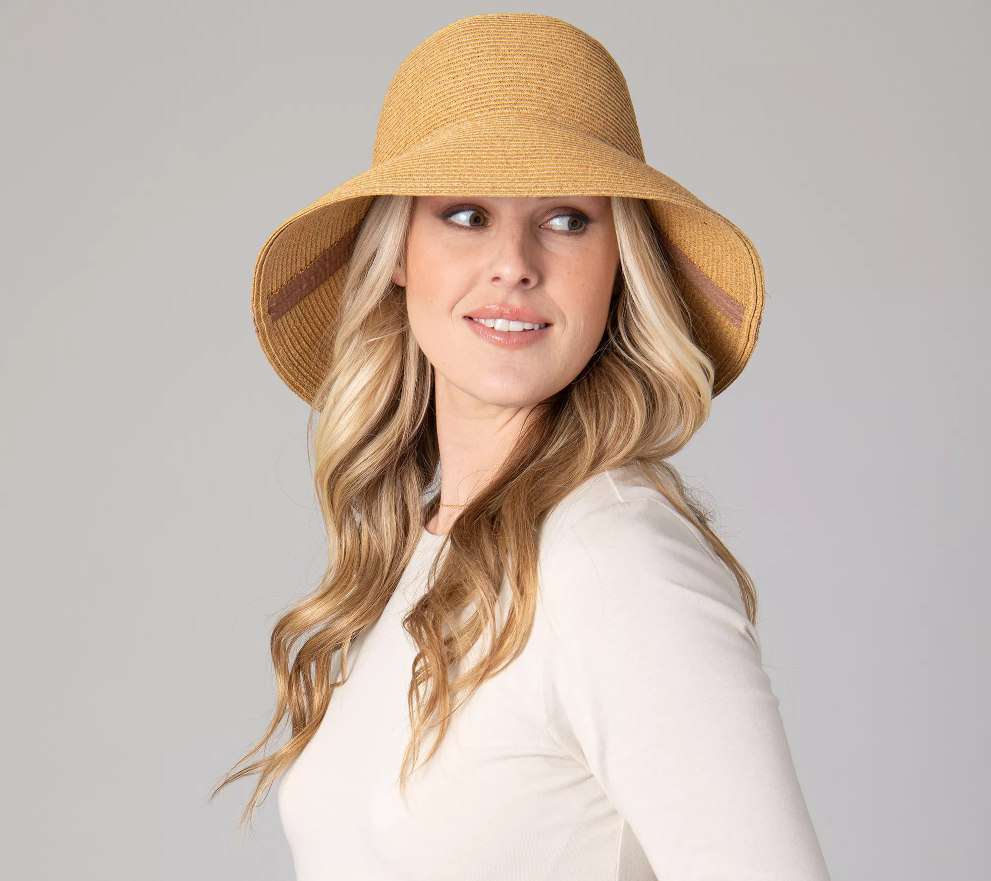 San Diego Hat Co. Garden Chic Ultrabraid Packable Bucket Sun Hat