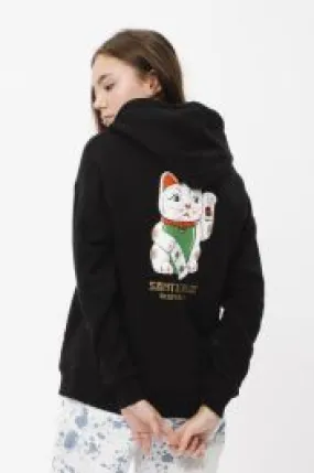 Santa Cruz Women's 'Lucky Cat' Hoodie - 'Black'