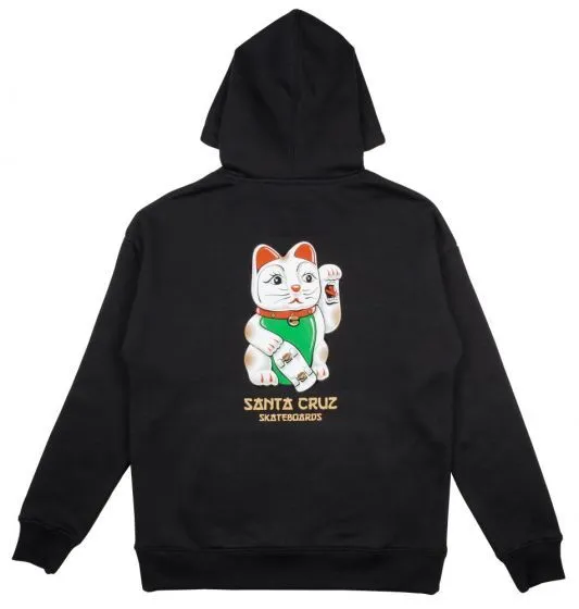 Santa Cruz Women's 'Lucky Cat' Hoodie - 'Black'