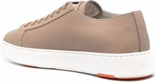 Santoni platform-sole sneakers Neutrals