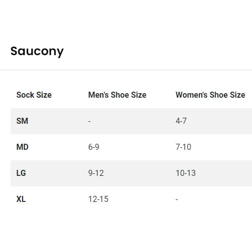 SAUCONY INFERNO CUSHION QUARTER BLACK/WHITE