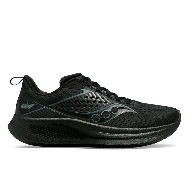 Saucony Men's Ride 17, triple black