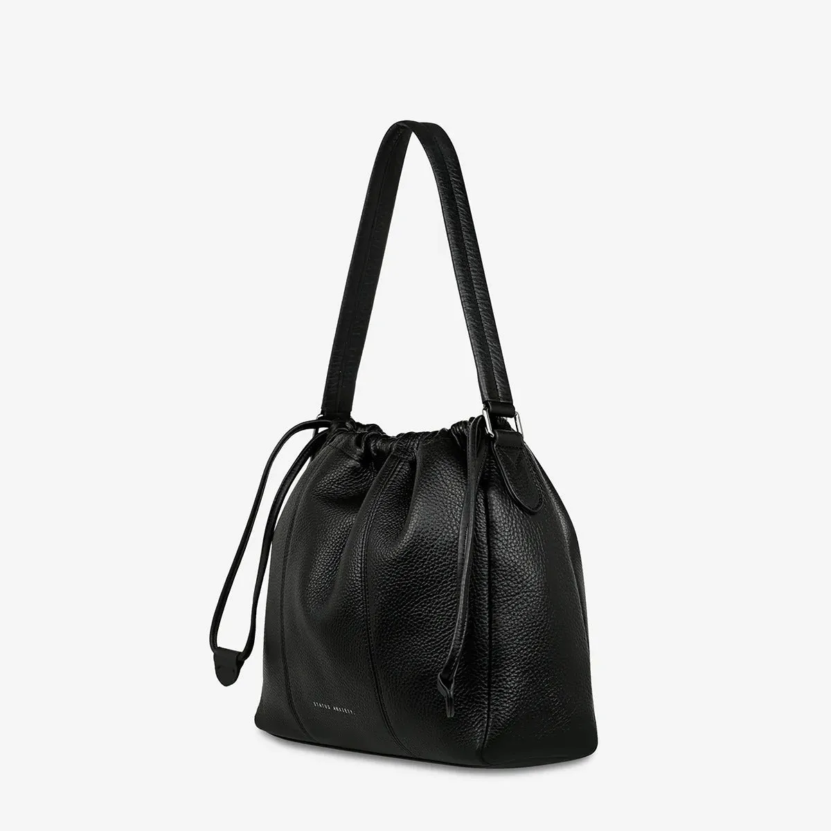 STATUS ANXIETY Womens Point Of No Return Leather Bag Black