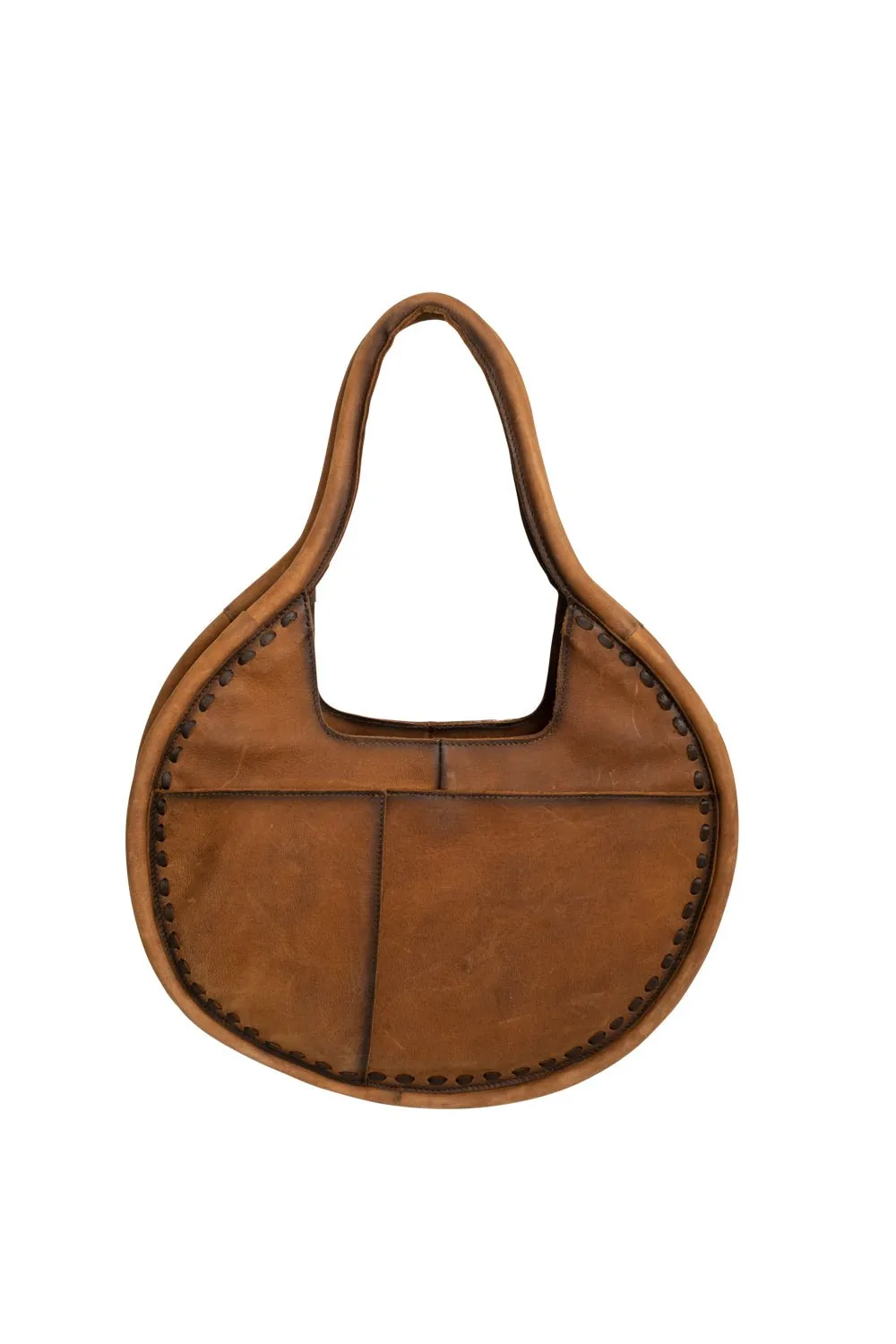 STS Ranchwear Womens Dolly Cowhide/Tan Leather Handbag Bag