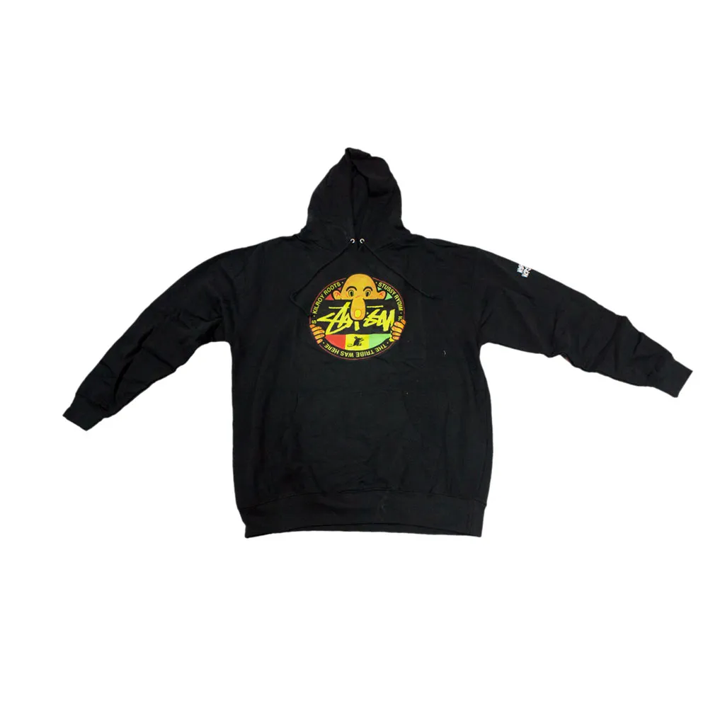 Stussy Wish You Were Here Rasta Eric Elms Hoodie Felpa Manica lunga