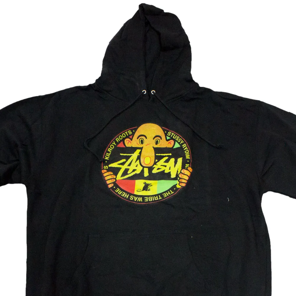 Stussy Wish You Were Here Rasta Eric Elms Hoodie Felpa Manica lunga