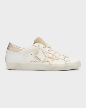 Superstar Mixed Leather Low-Top Sneakers