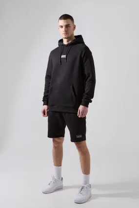 Tall Man Active Gym Regular Fit Training Hoodie & Short Set | boohooMAN UK