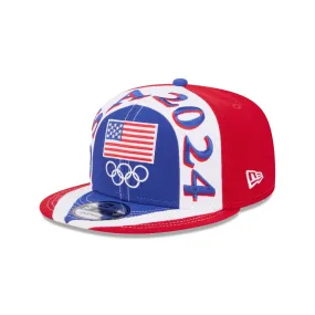 Team USA 2024 Olympics 9FIFTY Snapback Hat