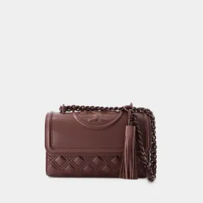 Tory Burch  Fleming Small Convertible Bag - Tory Burch - Leather - Brown