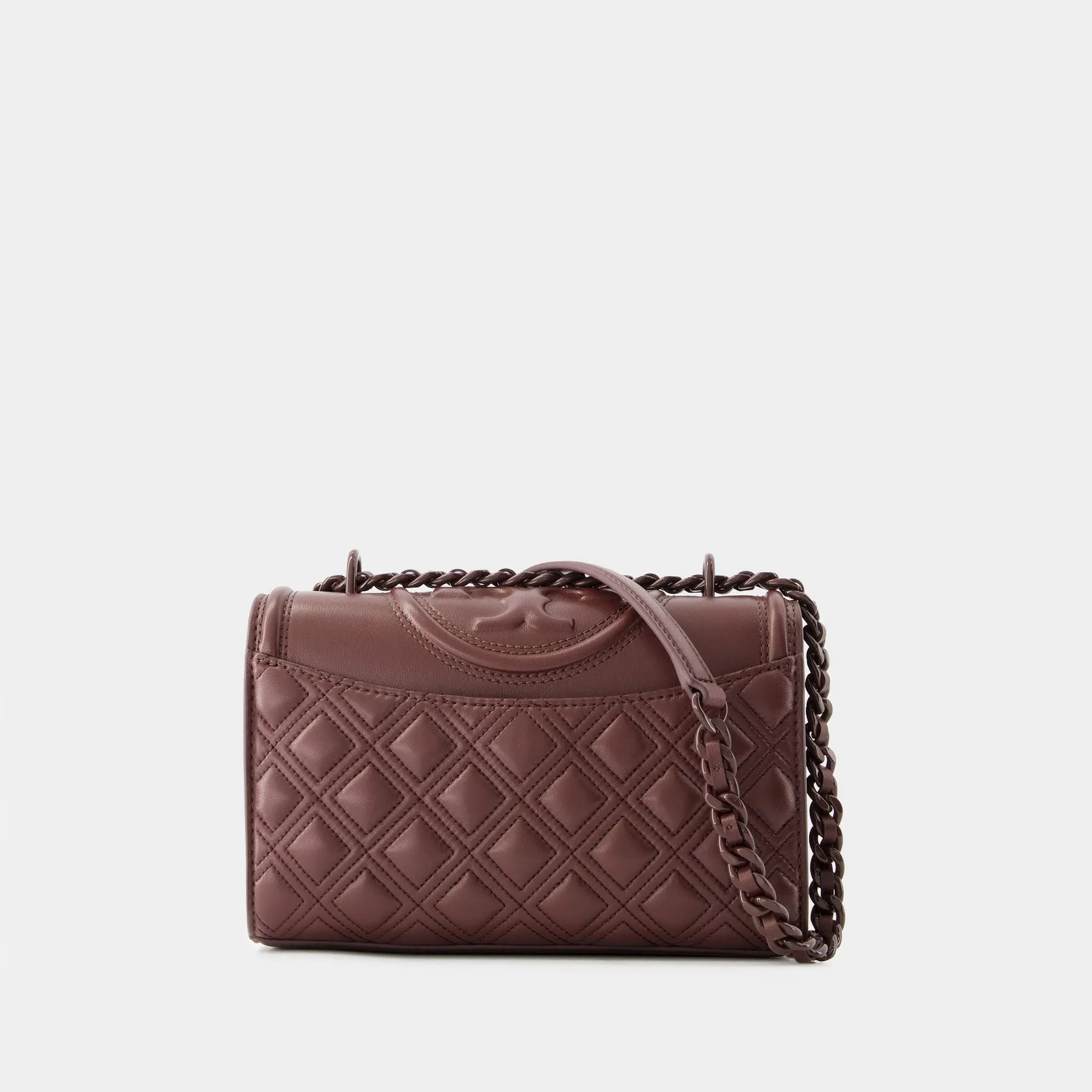 Tory Burch  Fleming Small Convertible Bag - Tory Burch - Leather - Brown