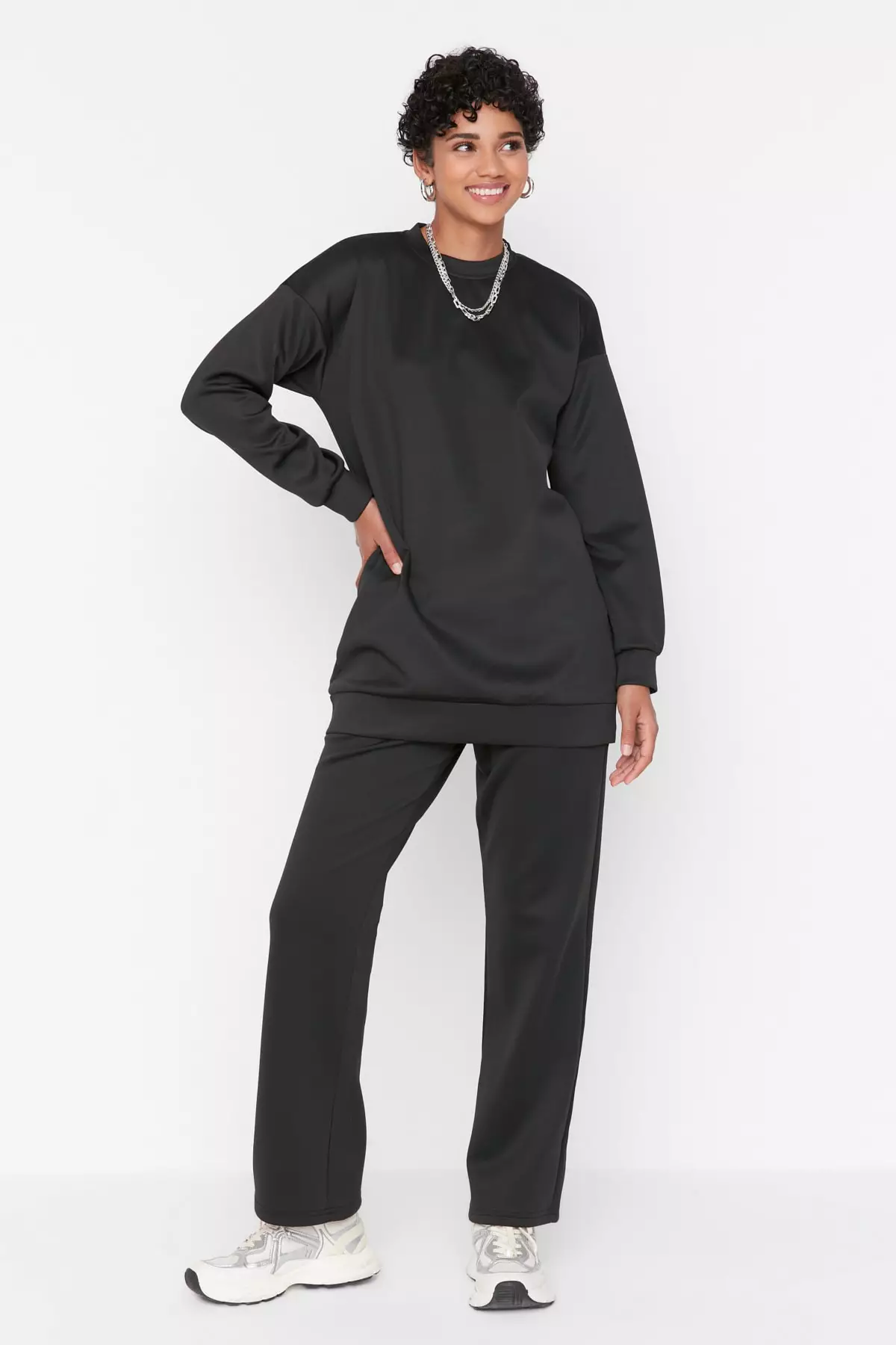 Trendyol Scuba Knitted Tracksuit Set