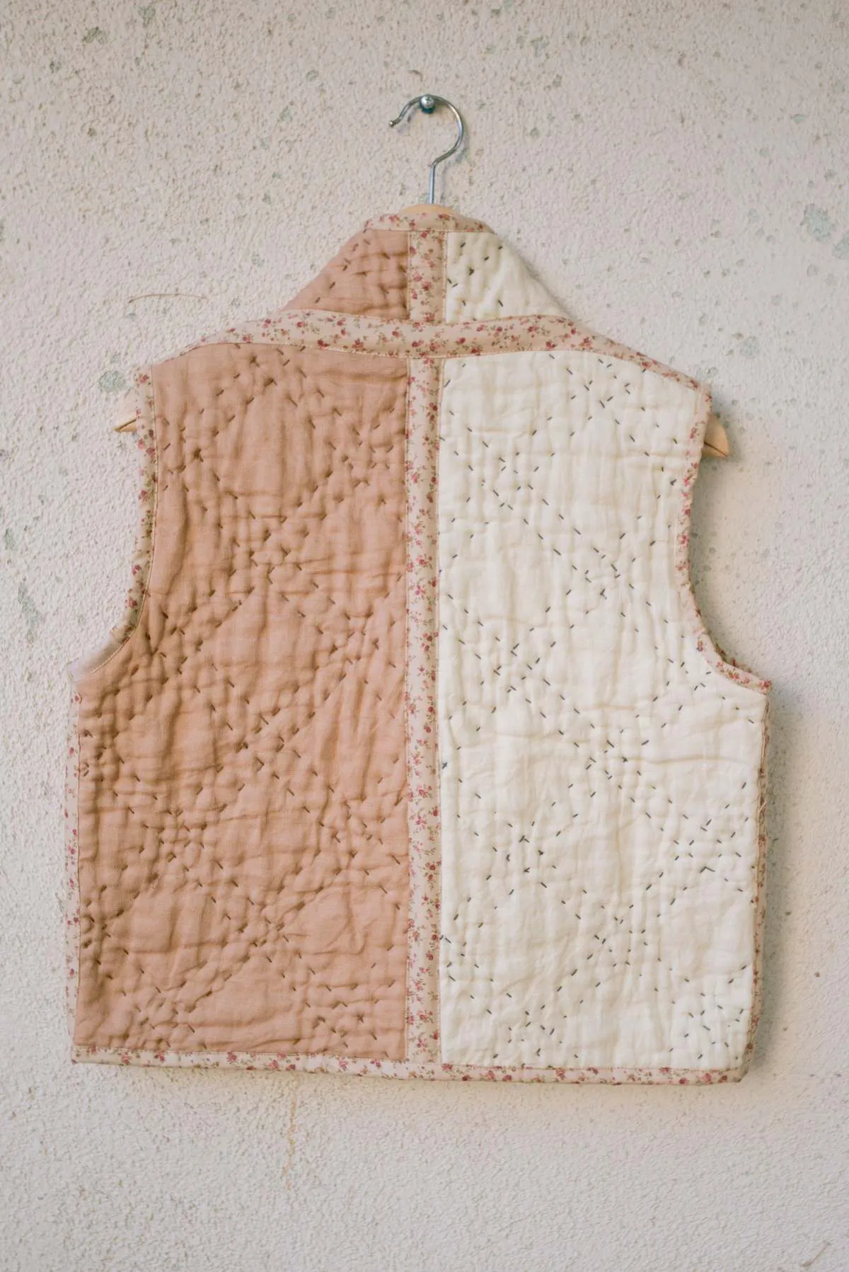 Two-Tone Linen Ava Vest