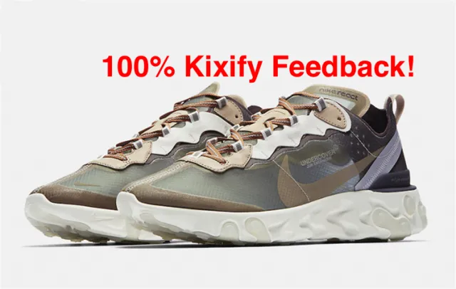 UNDERCOVER x Nike React Element 87 Green Mist