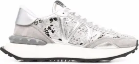 Valentino Garavani panelled chunky sneakers Grey