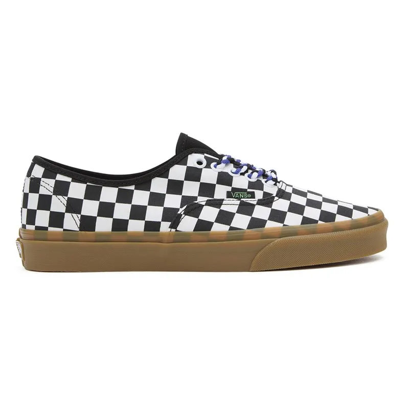 Vans Authentic Checkerboard Trainers Black/White