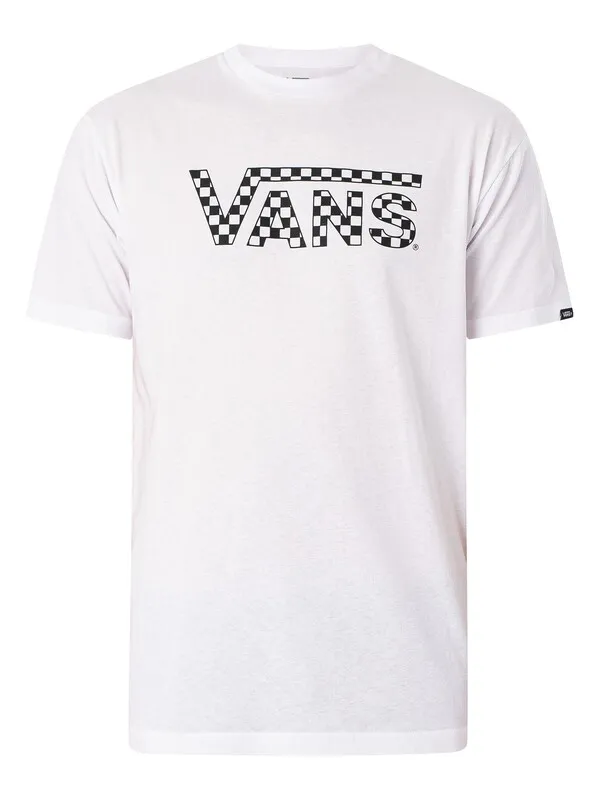 Vans Checkered T-Shirt - White/Black