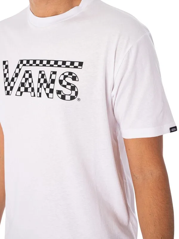 Vans Checkered T-Shirt - White/Black