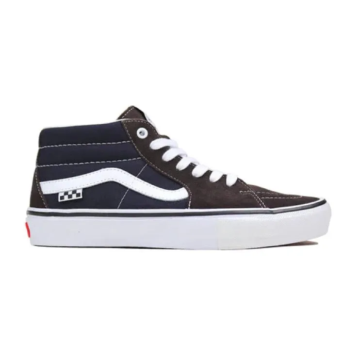 Vans Skate Grosso Mid (Dark Brown / Navy)