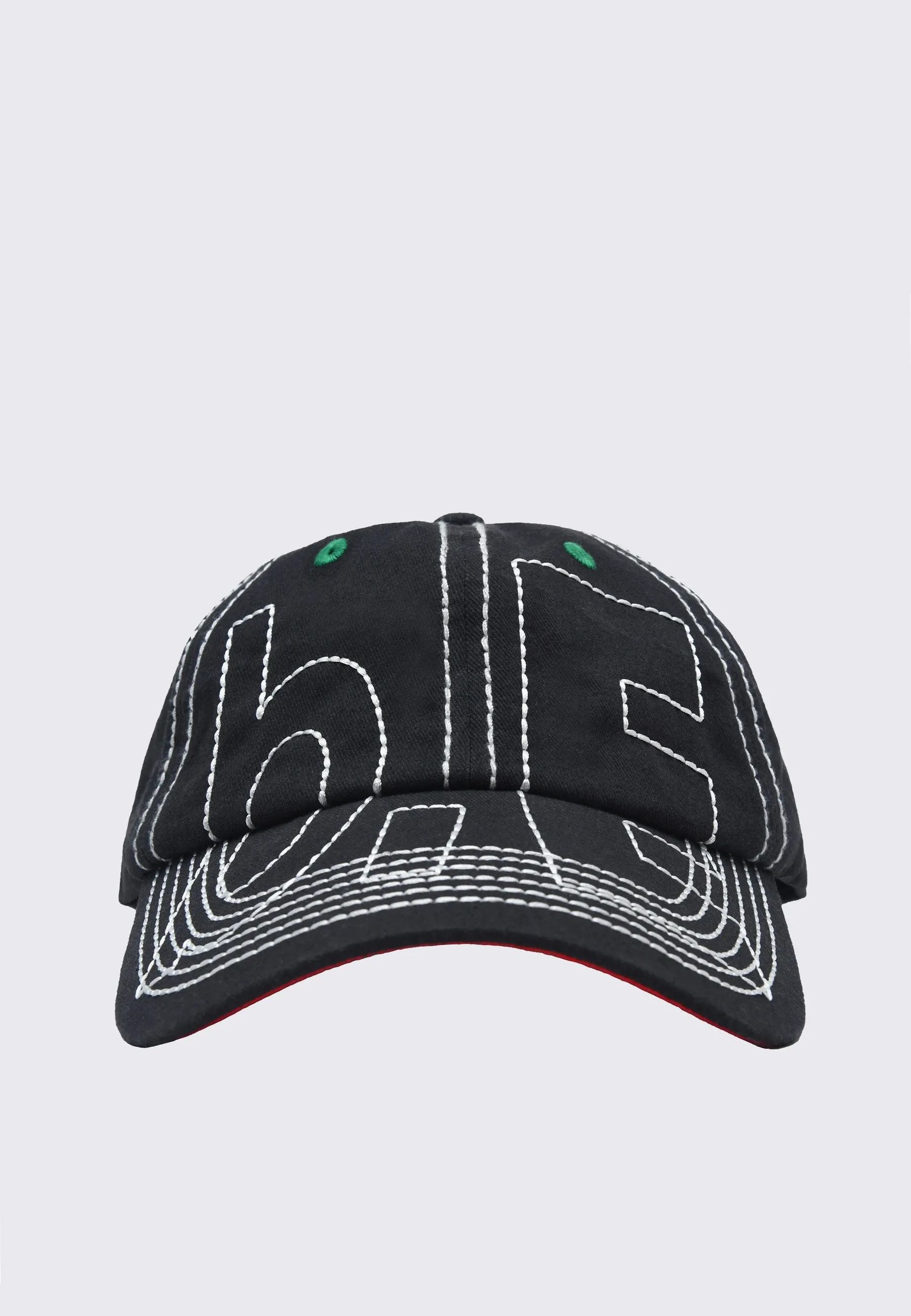 Vapor 6 Panel Hat - Off-Black/White