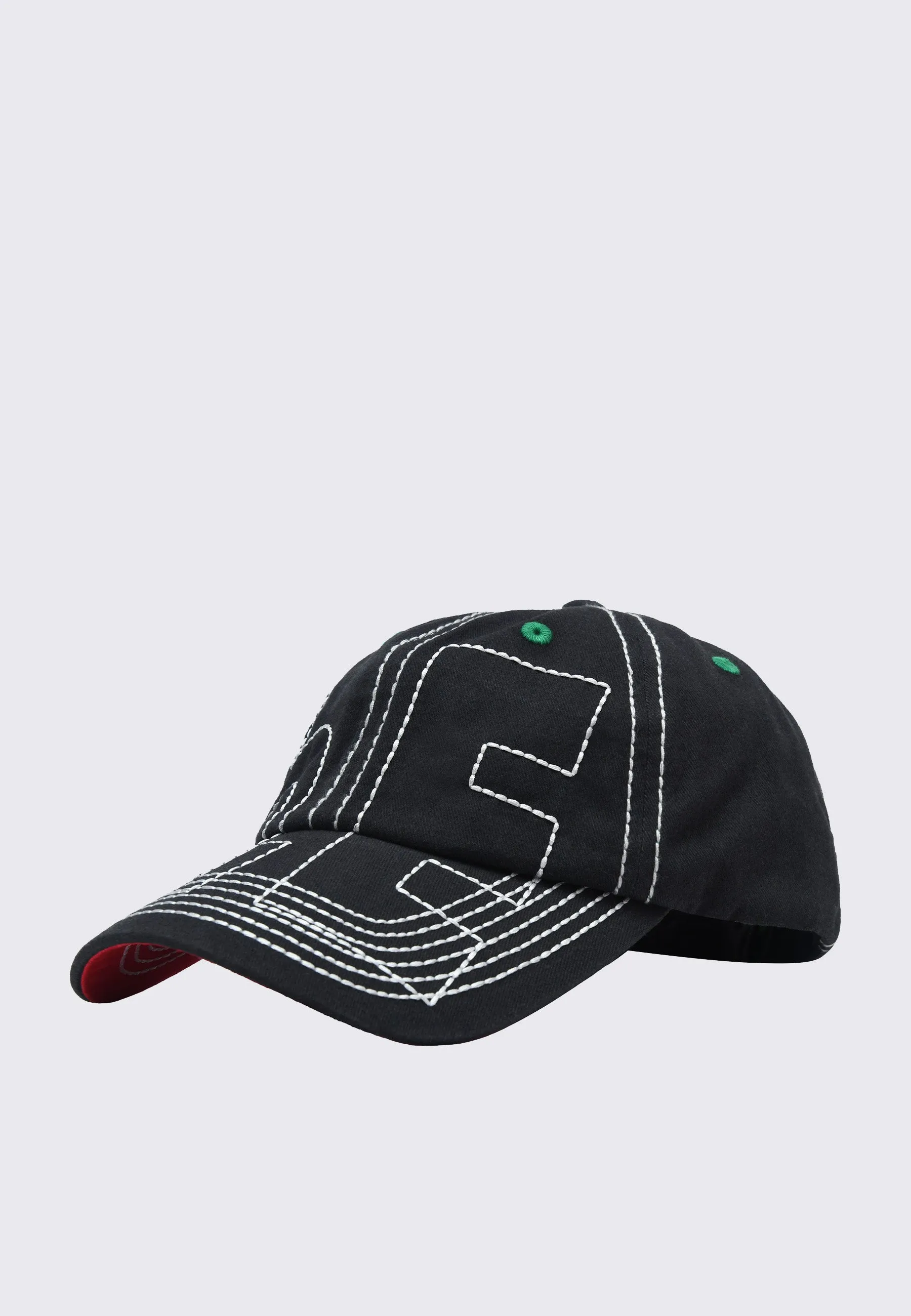 Vapor 6 Panel Hat - Off-Black/White