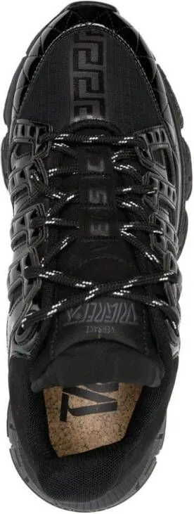 Versace Trigreca multi-panel sneakers Black