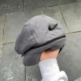 Vintage Nike Flat Cap Hat Grey