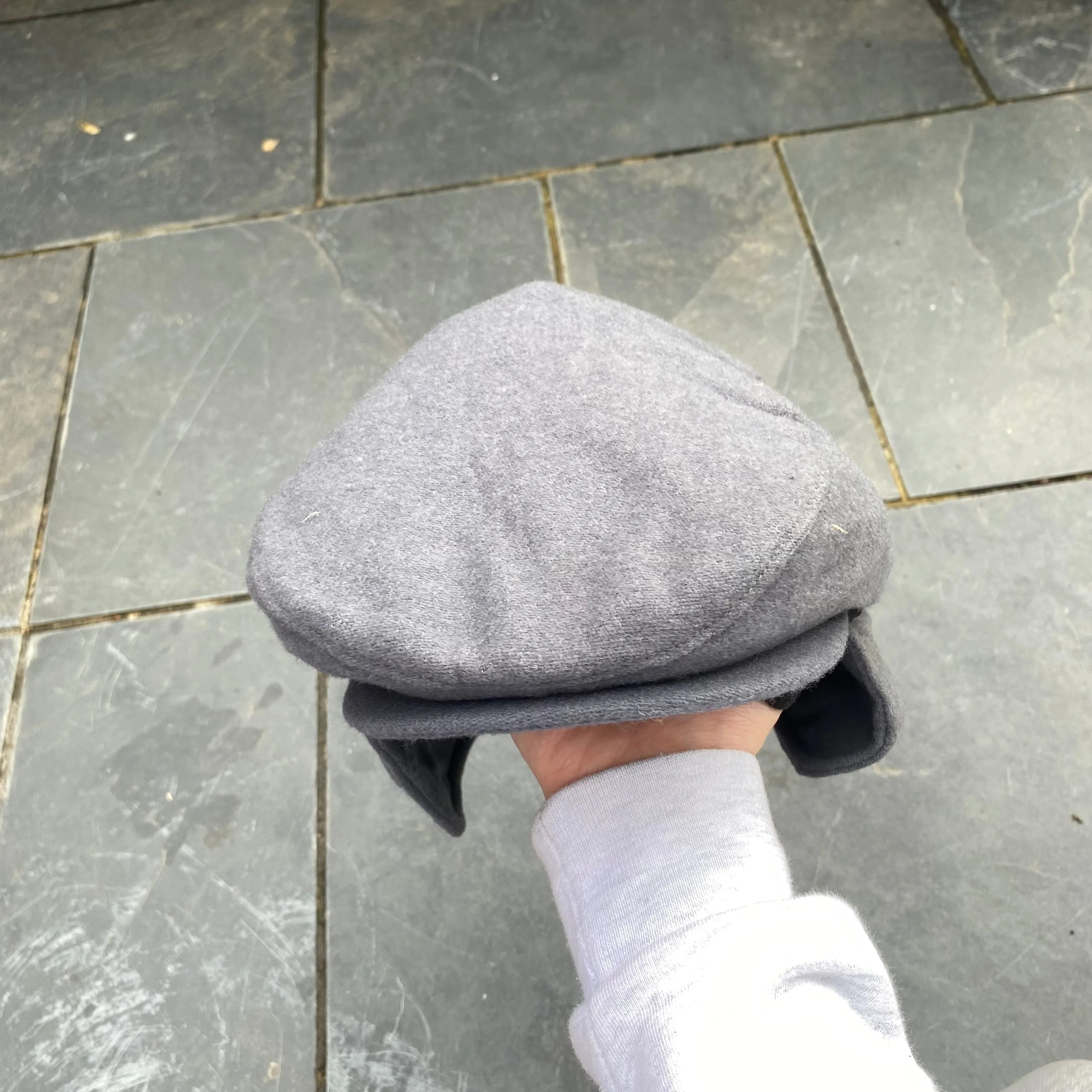 Vintage Nike Flat Cap Hat Grey