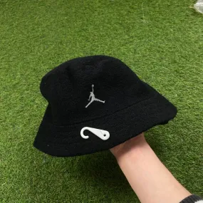 Vintage Nike Jordan Bucket Hat Black