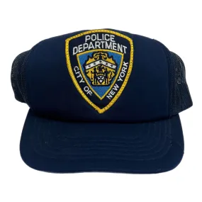 Vintage NYPD Trucker Hat Navy