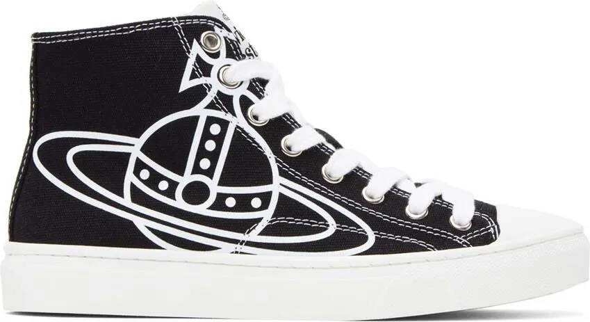 Vivienne Westwood Black Plimsoll Sneakers