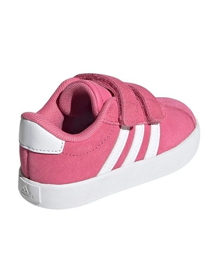 Vl Court 3.0 Self-Fastening Infant Sneakers in Pink