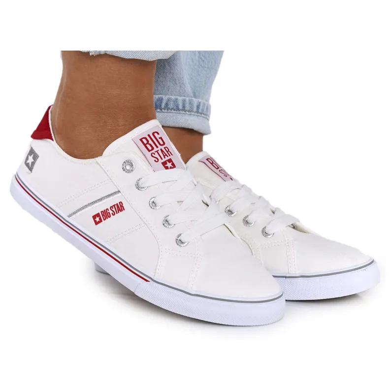 Women's sneakers Big Star DD274892 White-Red