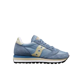 Women's Saucony Jazz Triple - Light Blue/Gold