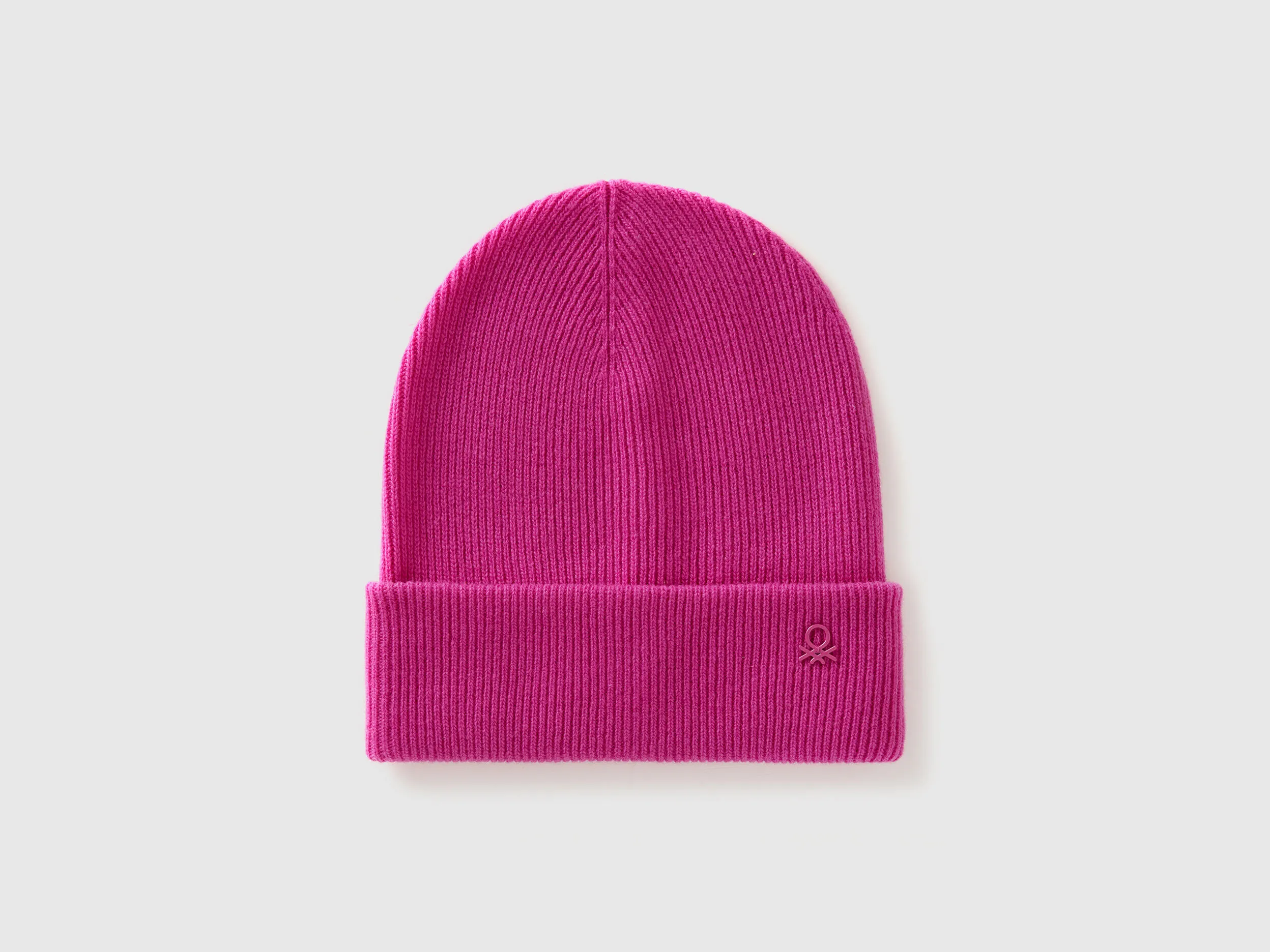 Wool blend hat - Fuchsia | Benetton