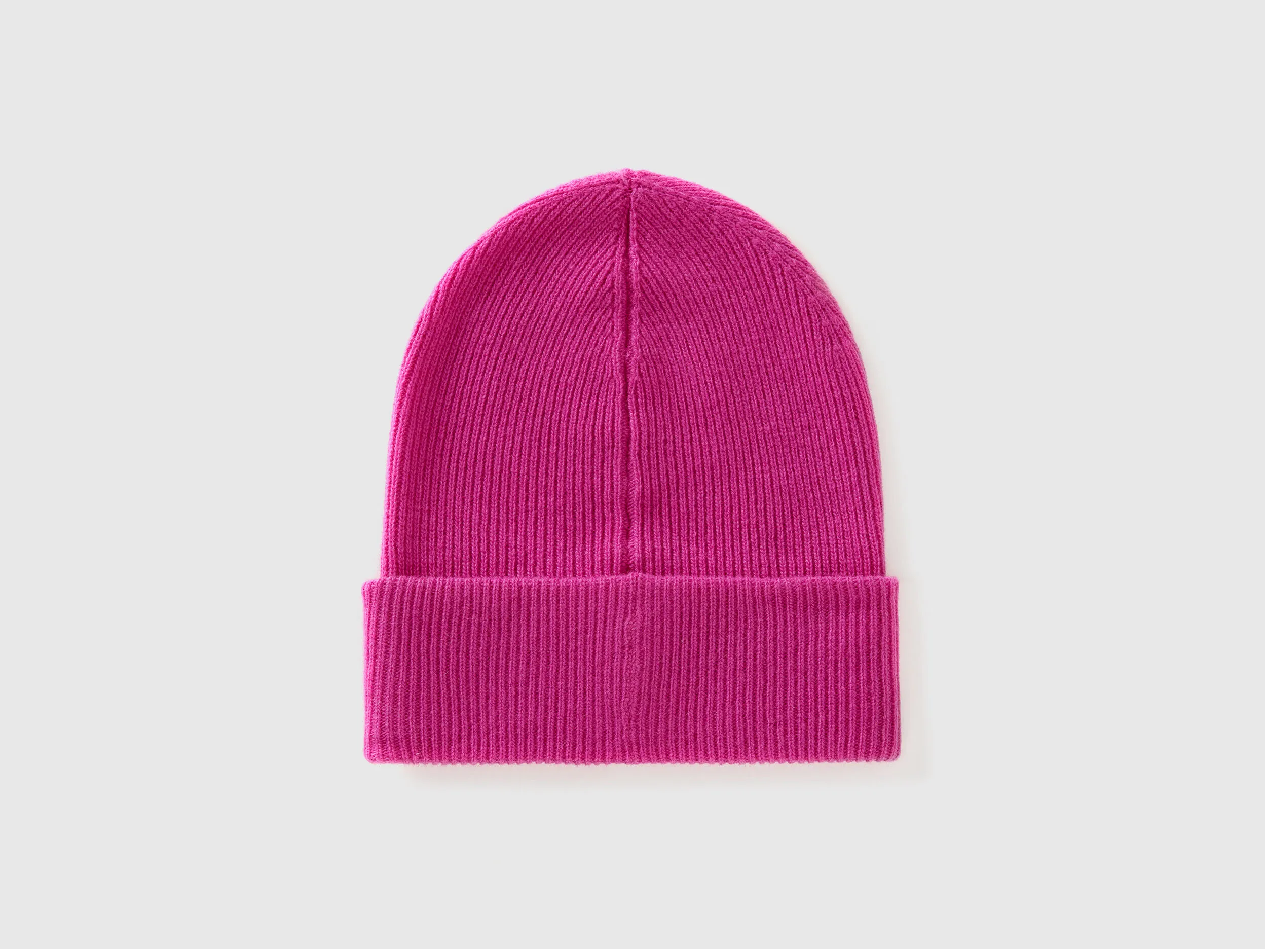 Wool blend hat - Fuchsia | Benetton