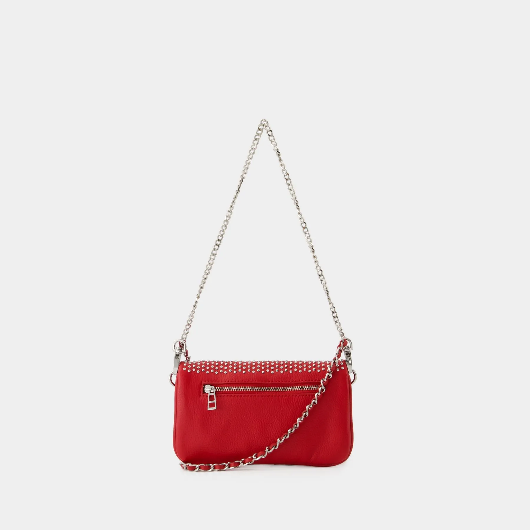 Zadig & Voltaire  Rock Nano Hobo  Bag - Zadig & Voltaire - Leather - Red