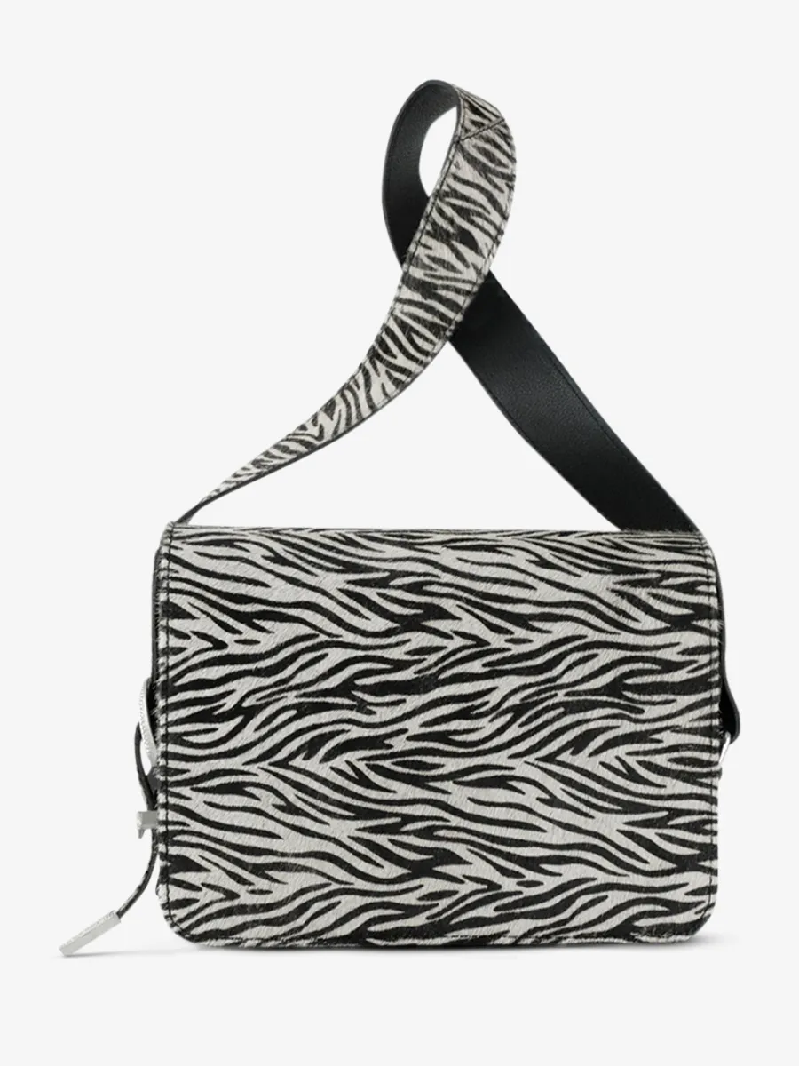 Zebra Print Leather Baguette Bag for Women - LeBaguette Safari | PAUL MARIUS