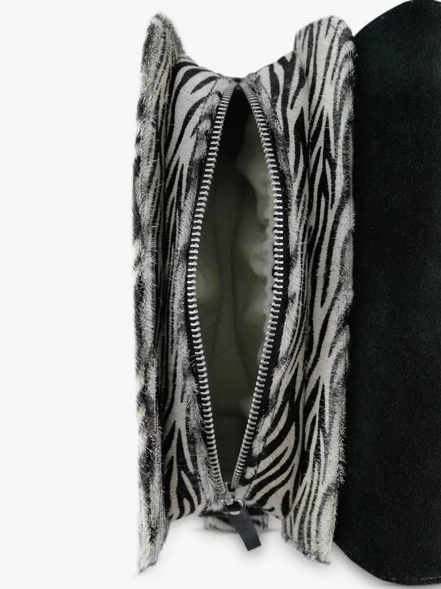 Zebra Print Leather Baguette Bag for Women - LeBaguette Safari | PAUL MARIUS