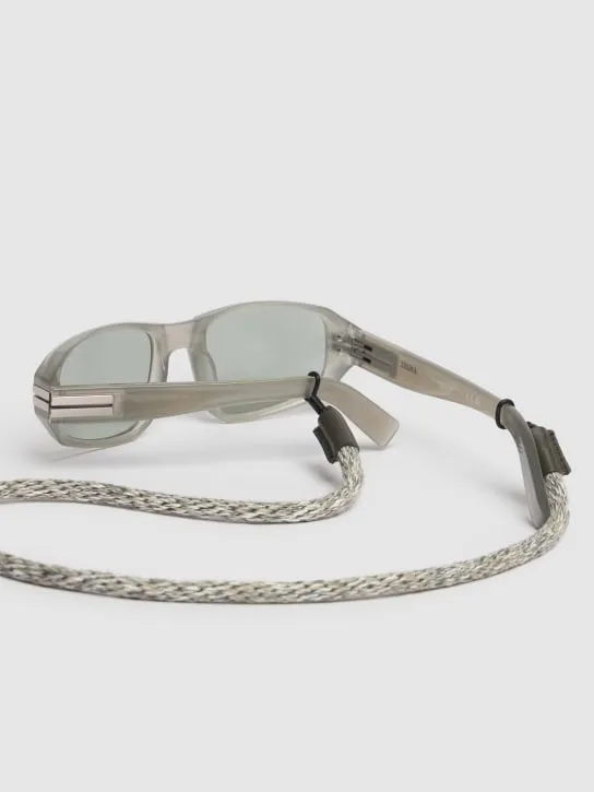 Zegna   Squared sunglasses 